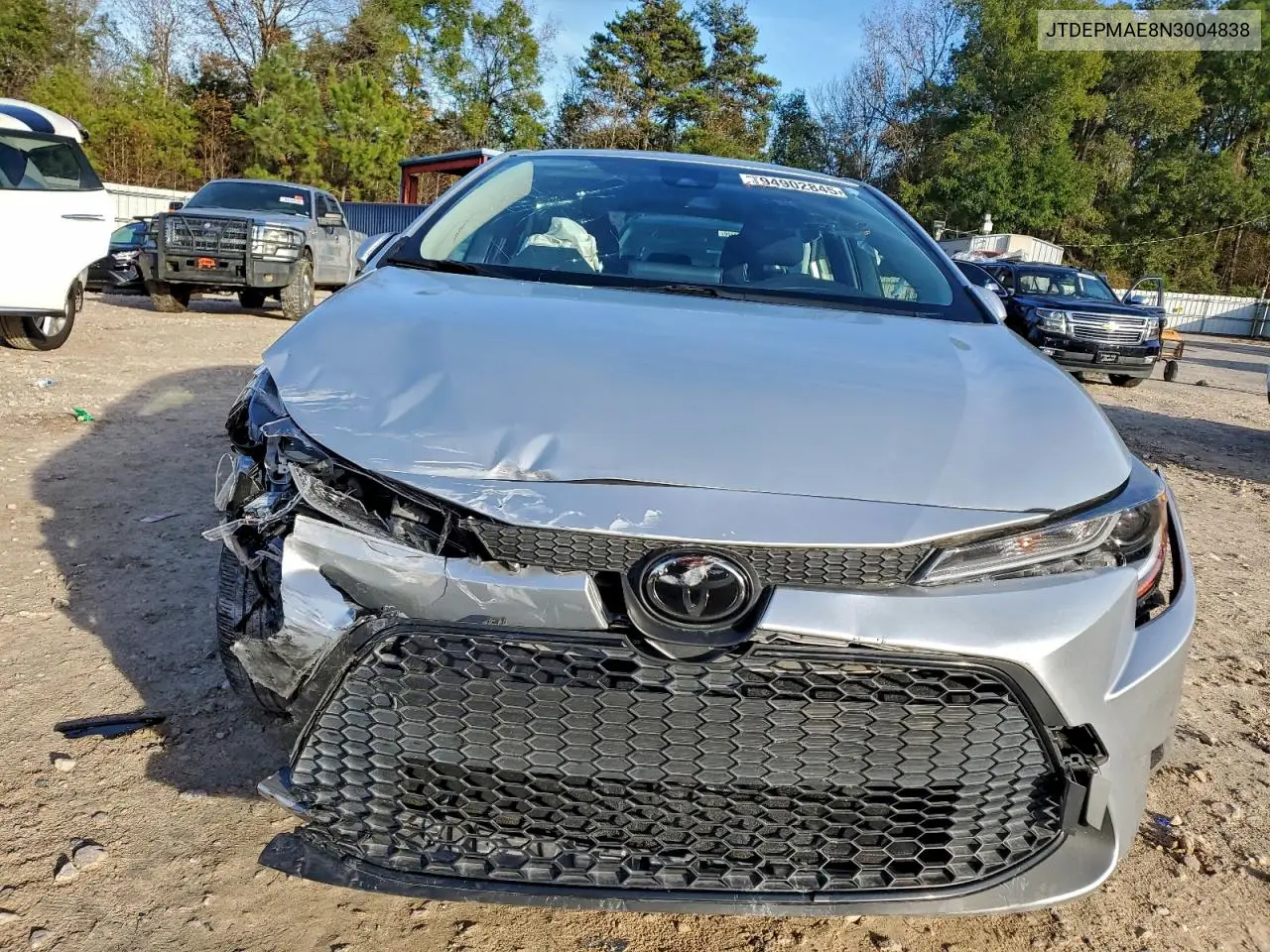 JTDEPMAE8N3004838 2022 Toyota Corolla Le
