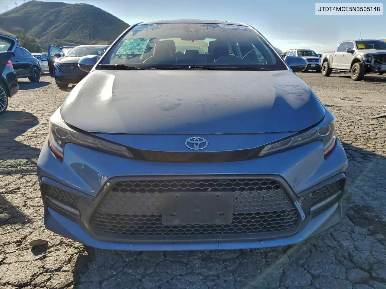 JTDT4MCE5N3505148 2022 Toyota Corolla Xse