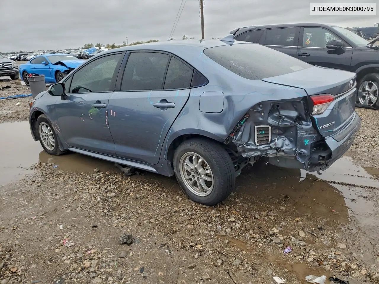 JTDEAMDE0N3000795 2022 Toyota Corolla Le