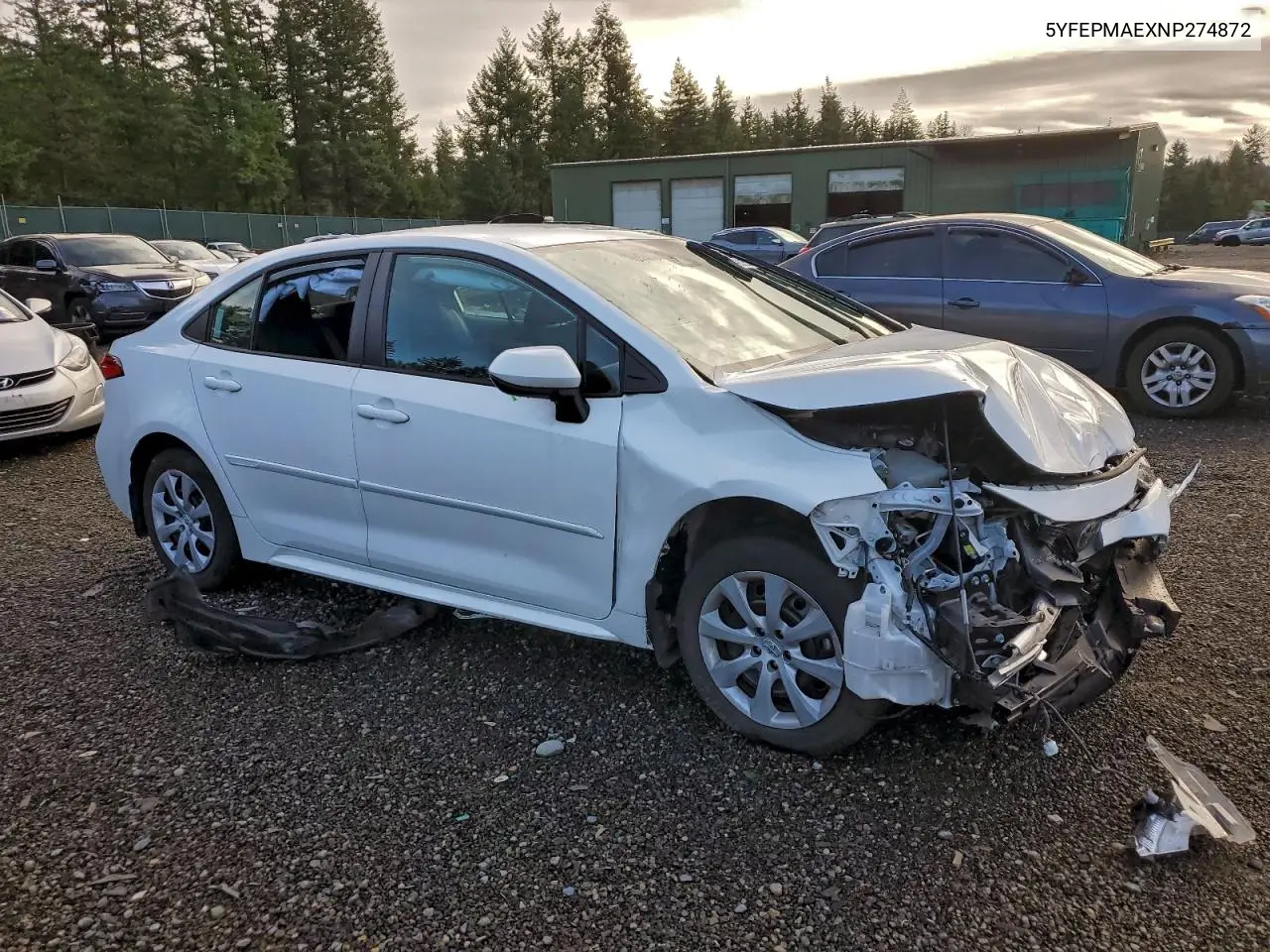5YFEPMAEXNP274872 2022 Toyota Corolla Le