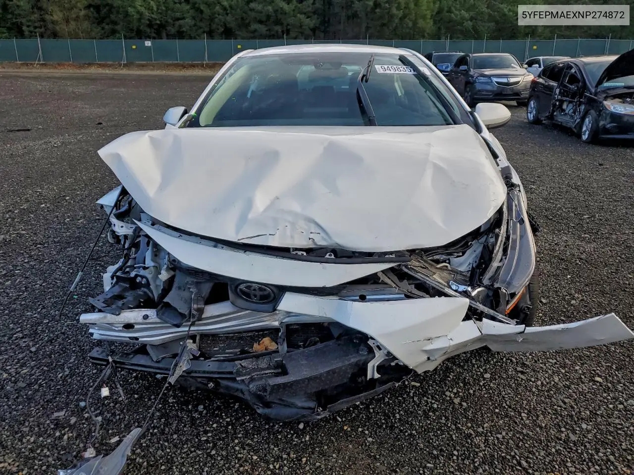 5YFEPMAEXNP274872 2022 Toyota Corolla Le