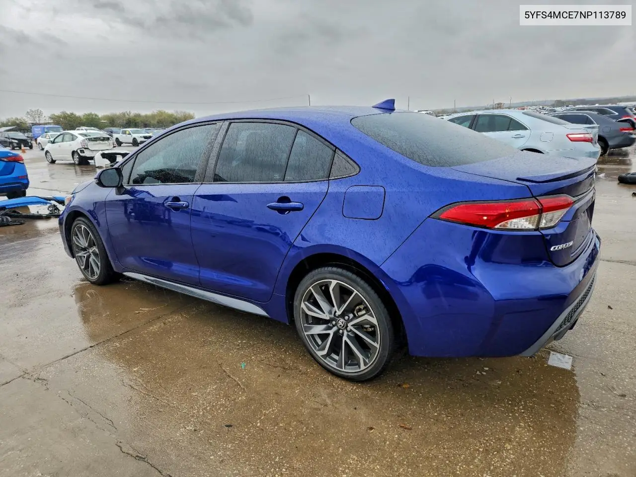 5YFS4MCE7NP113789 2022 Toyota Corolla Se