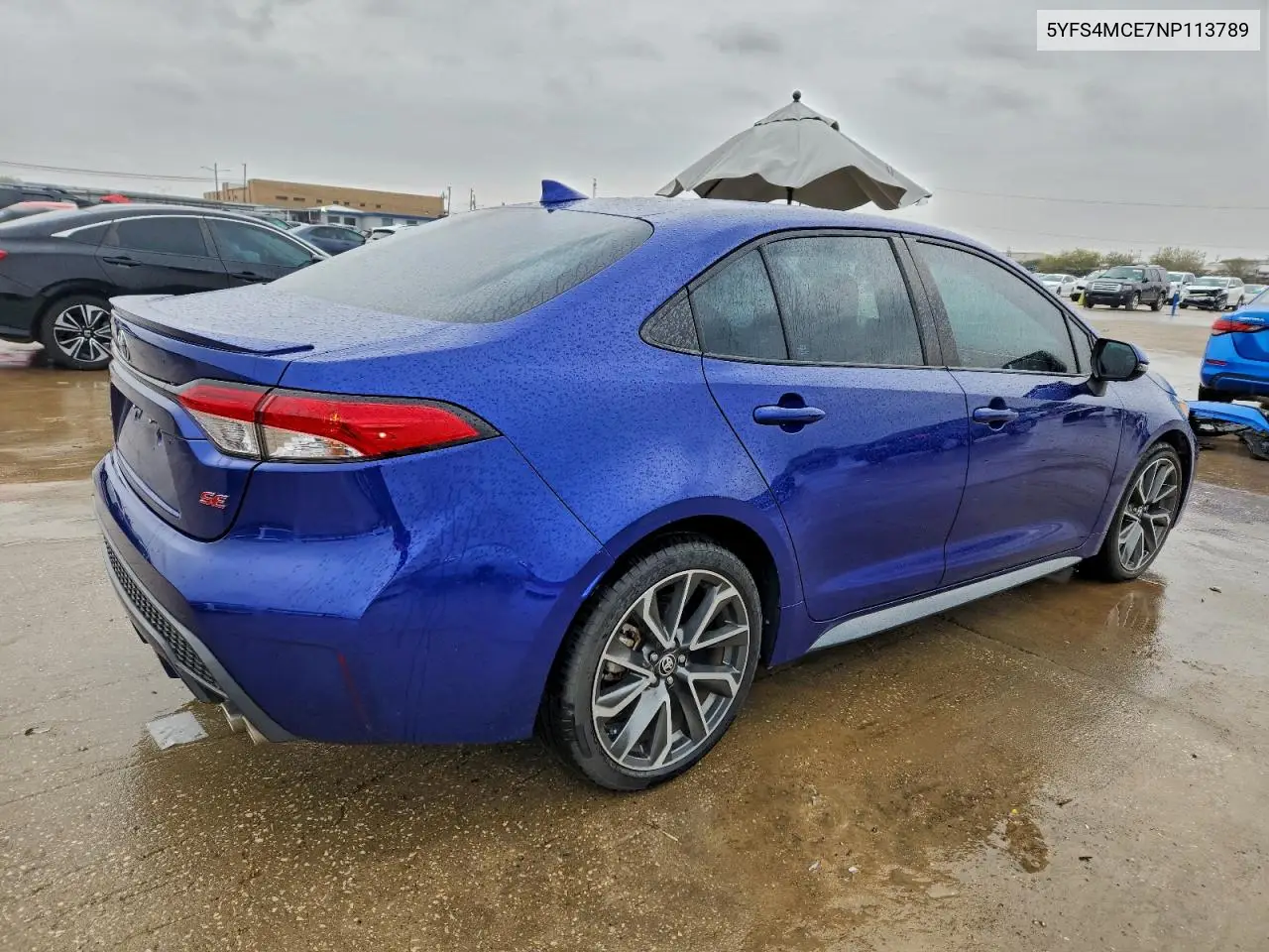 5YFS4MCE7NP113789 2022 Toyota Corolla Se