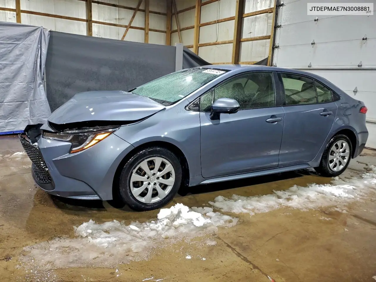 JTDEPMAE7N3008881 2022 Toyota Corolla Le