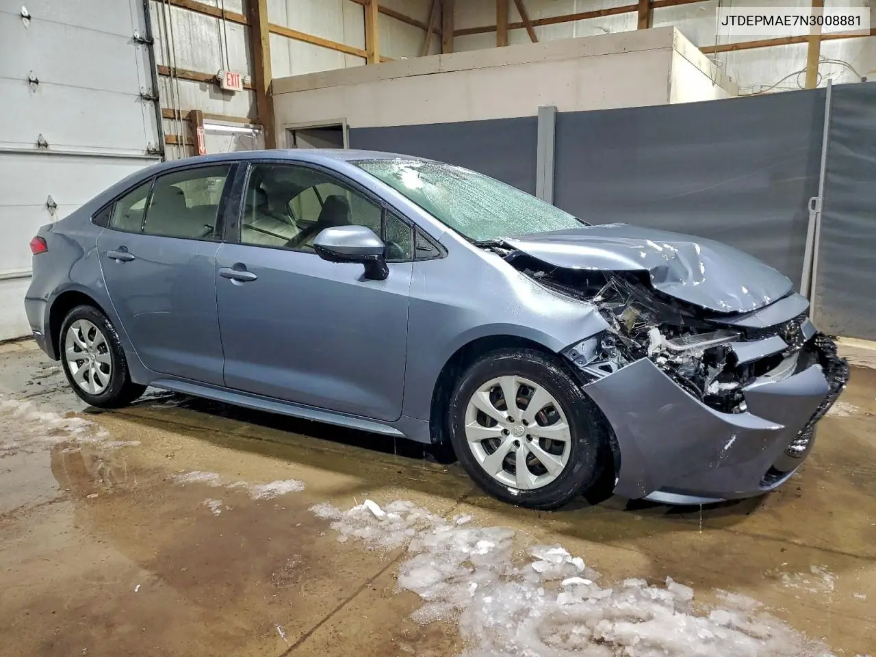 JTDEPMAE7N3008881 2022 Toyota Corolla Le