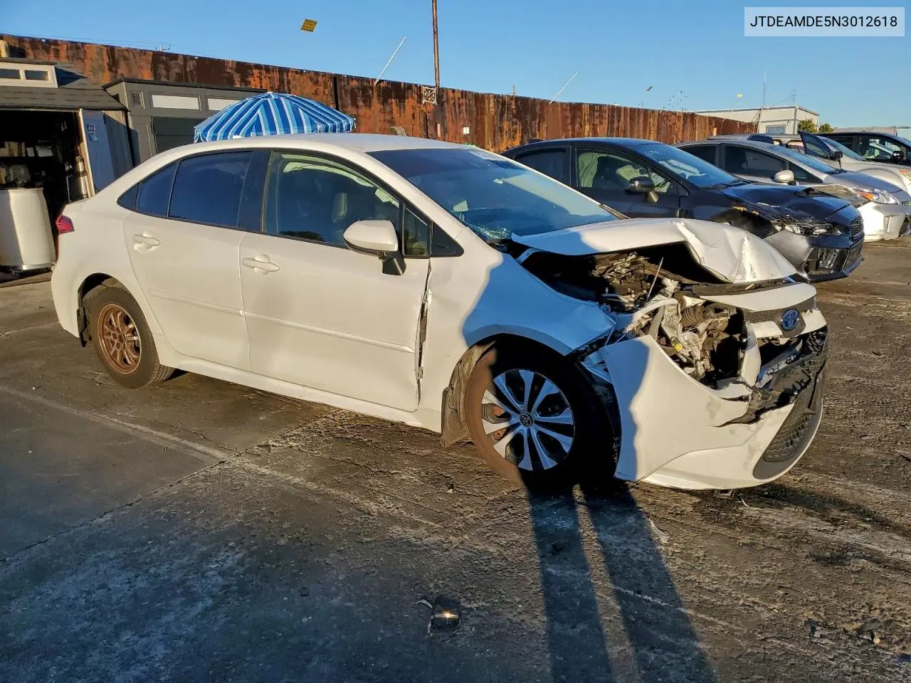 JTDEAMDE5N3012618 2022 Toyota Corolla Le