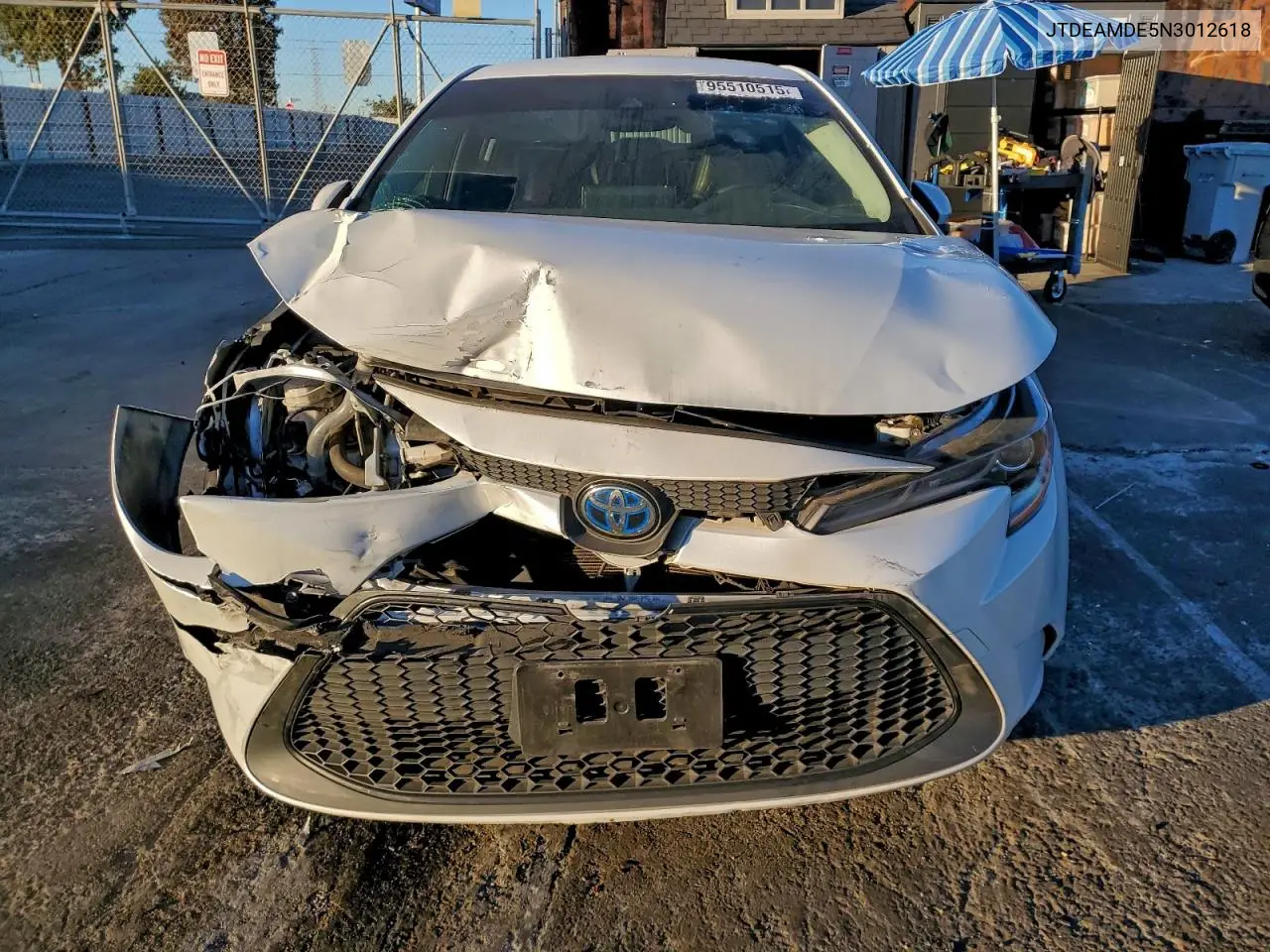JTDEAMDE5N3012618 2022 Toyota Corolla Le