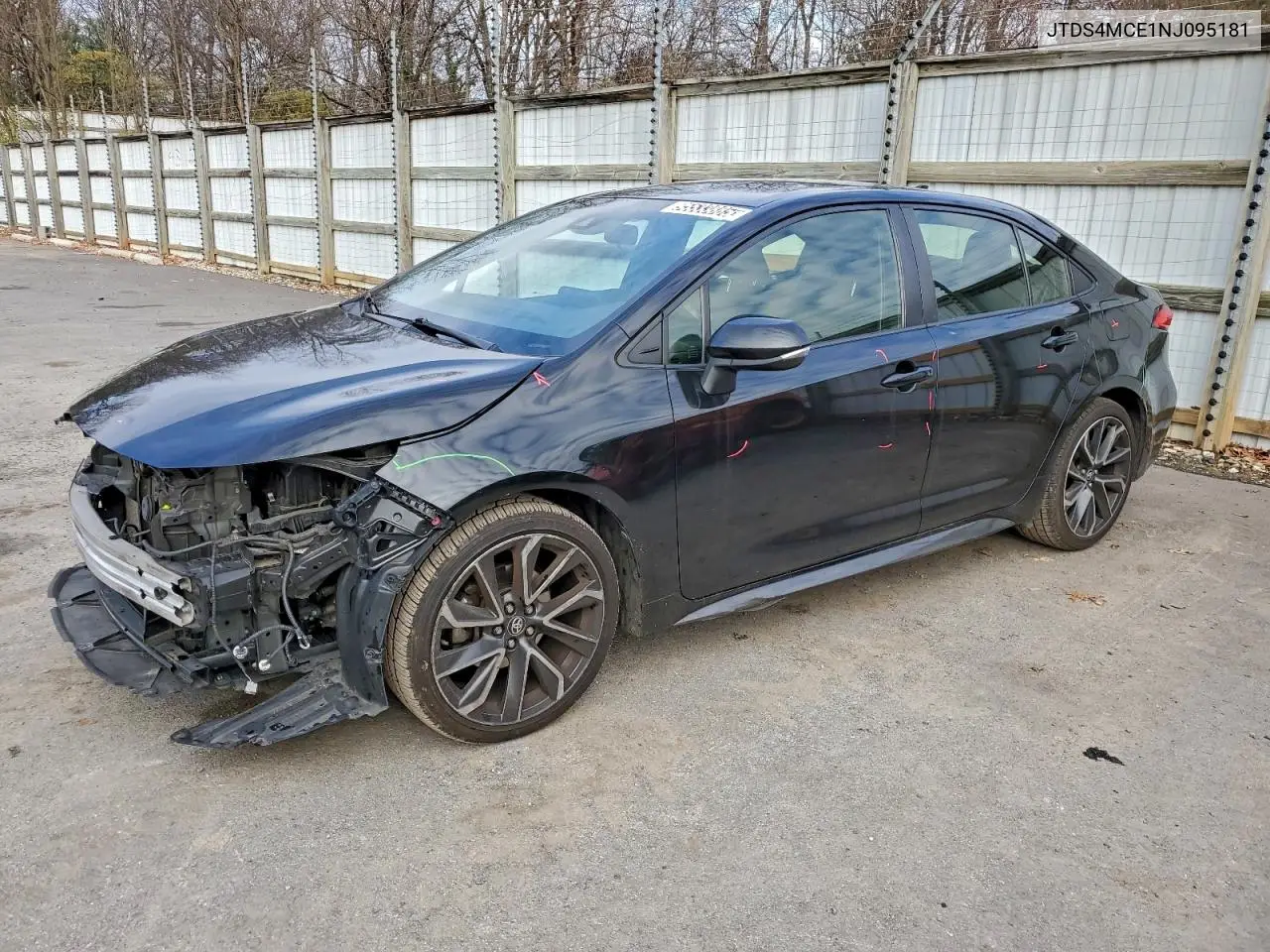 JTDS4MCE1NJ095181 2022 Toyota Corolla Se
