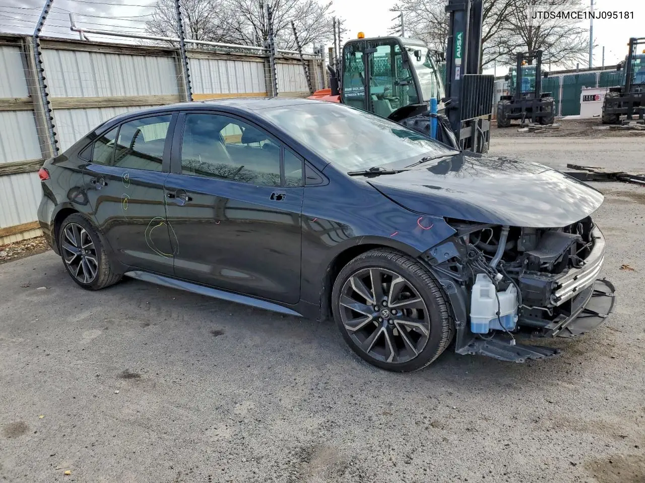 JTDS4MCE1NJ095181 2022 Toyota Corolla Se
