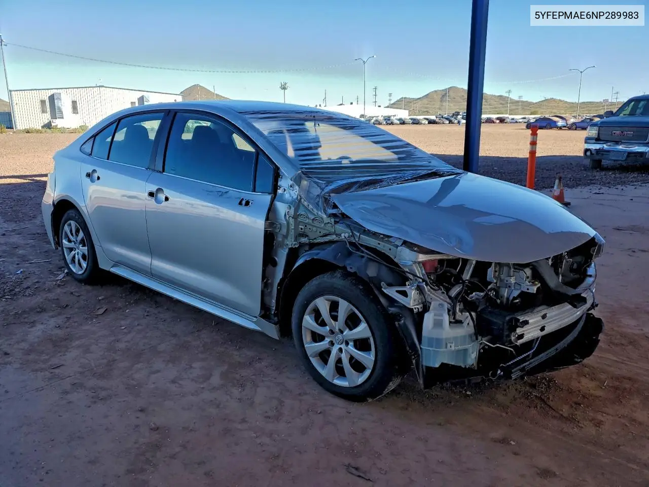 5YFEPMAE6NP289983 2022 Toyota Corolla Le