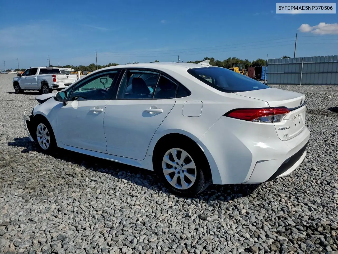 5YFEPMAE5NP370506 2022 Toyota Corolla Le