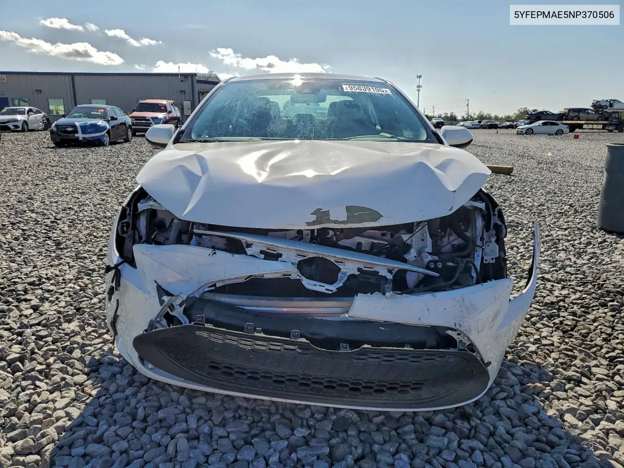 5YFEPMAE5NP370506 2022 Toyota Corolla Le