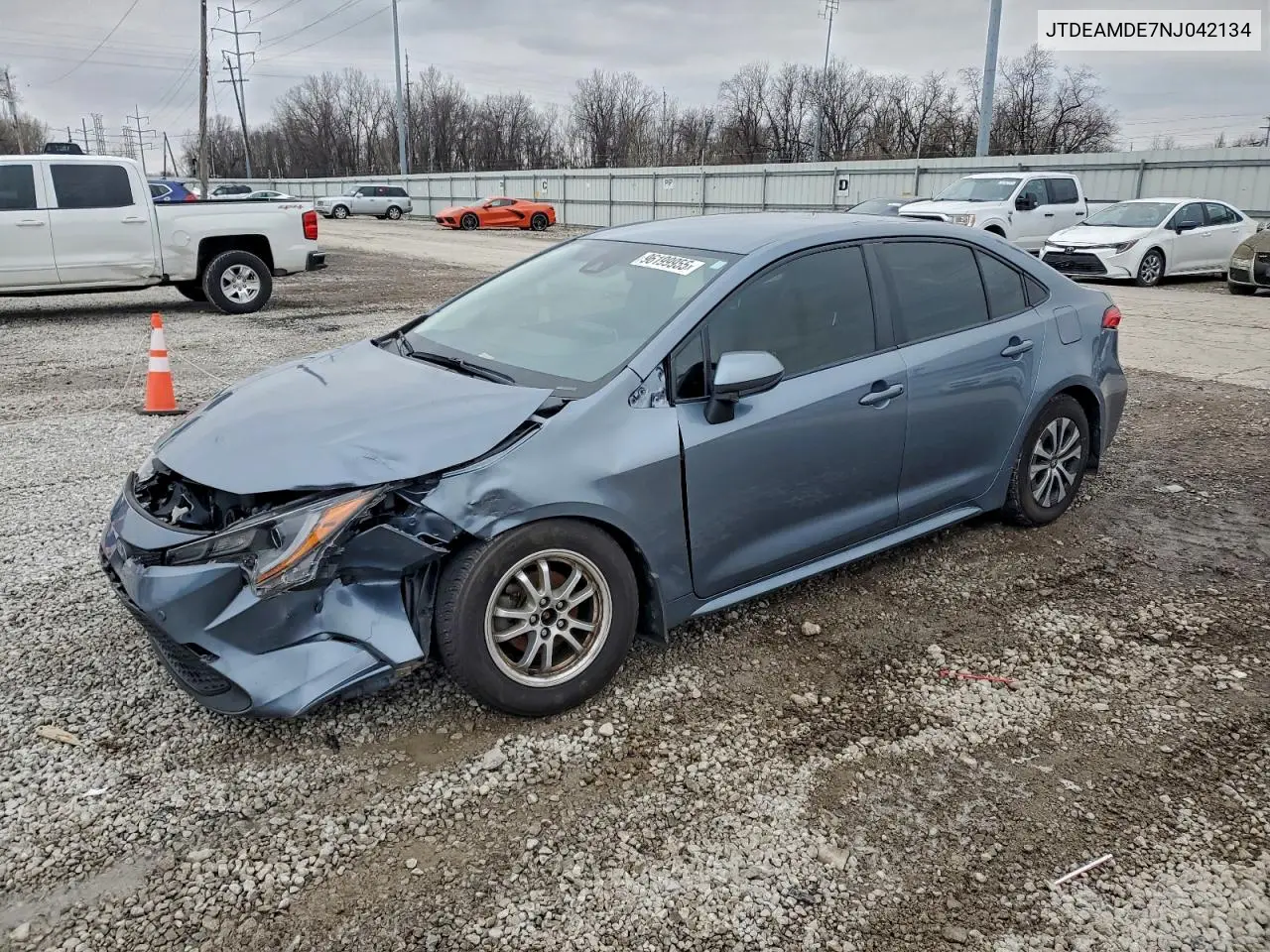JTDEAMDE7NJ042134 2022 Toyota Corolla Le