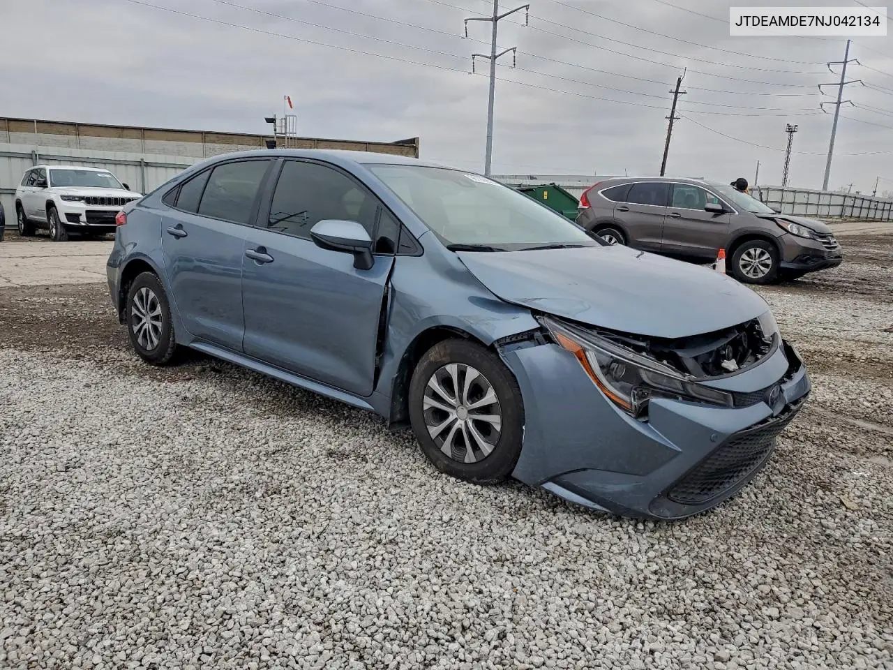JTDEAMDE7NJ042134 2022 Toyota Corolla Le