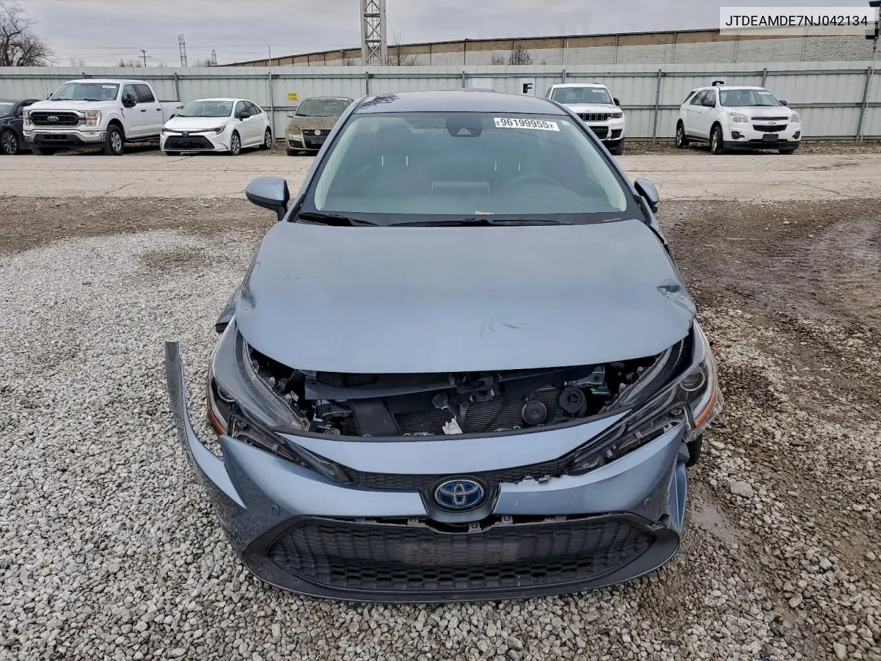 JTDEAMDE7NJ042134 2022 Toyota Corolla Le