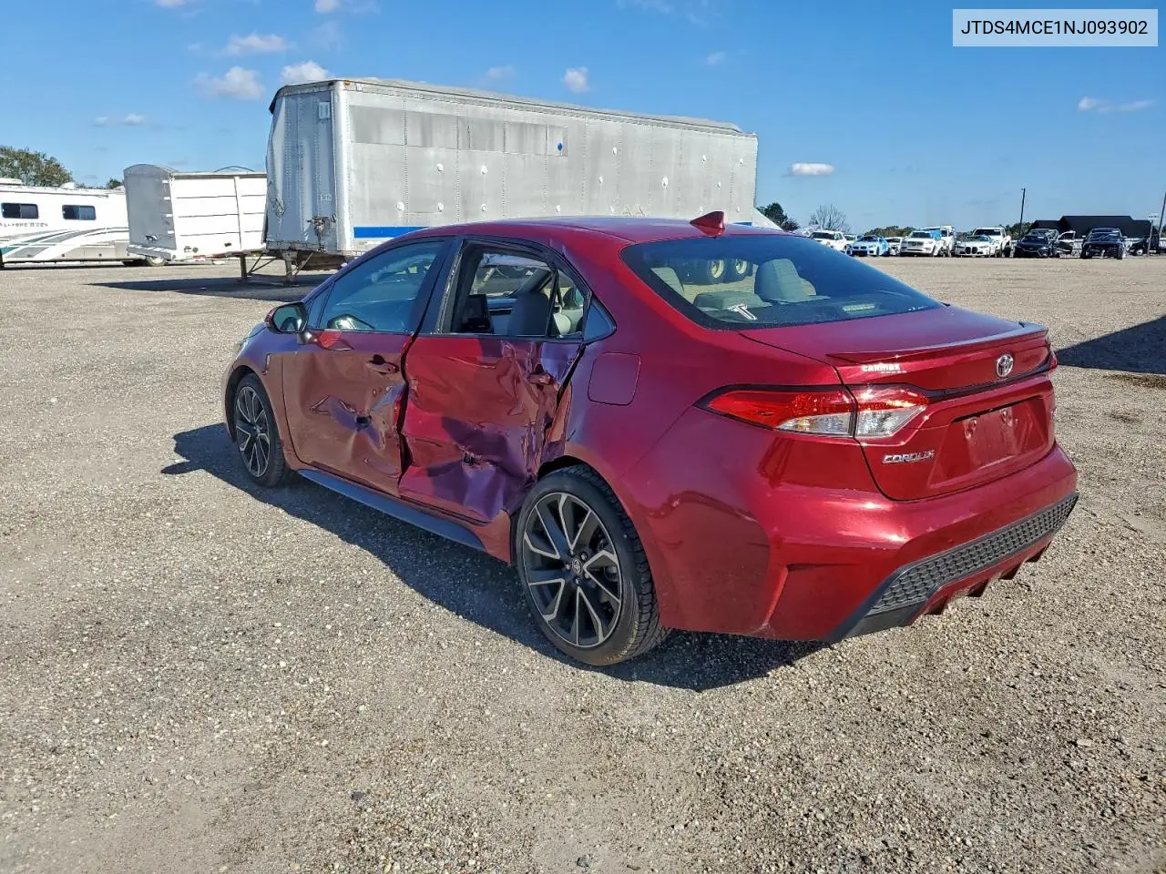 JTDS4MCE1NJ093902 2022 Toyota Corolla Se