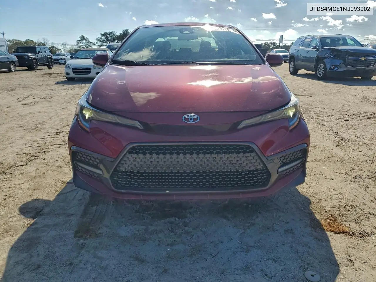 JTDS4MCE1NJ093902 2022 Toyota Corolla Se