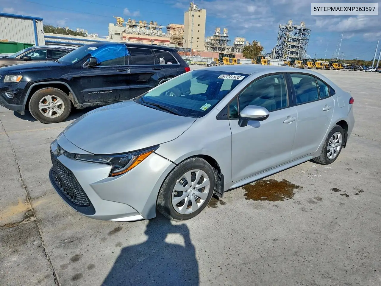 5YFEPMAEXNP363597 2022 Toyota Corolla Le