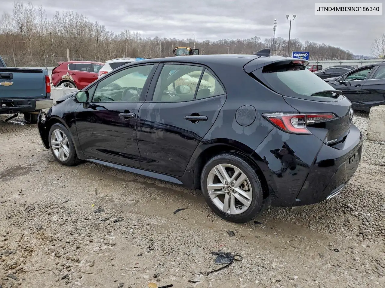 JTND4MBE9N3186340 2022 Toyota Corolla Se