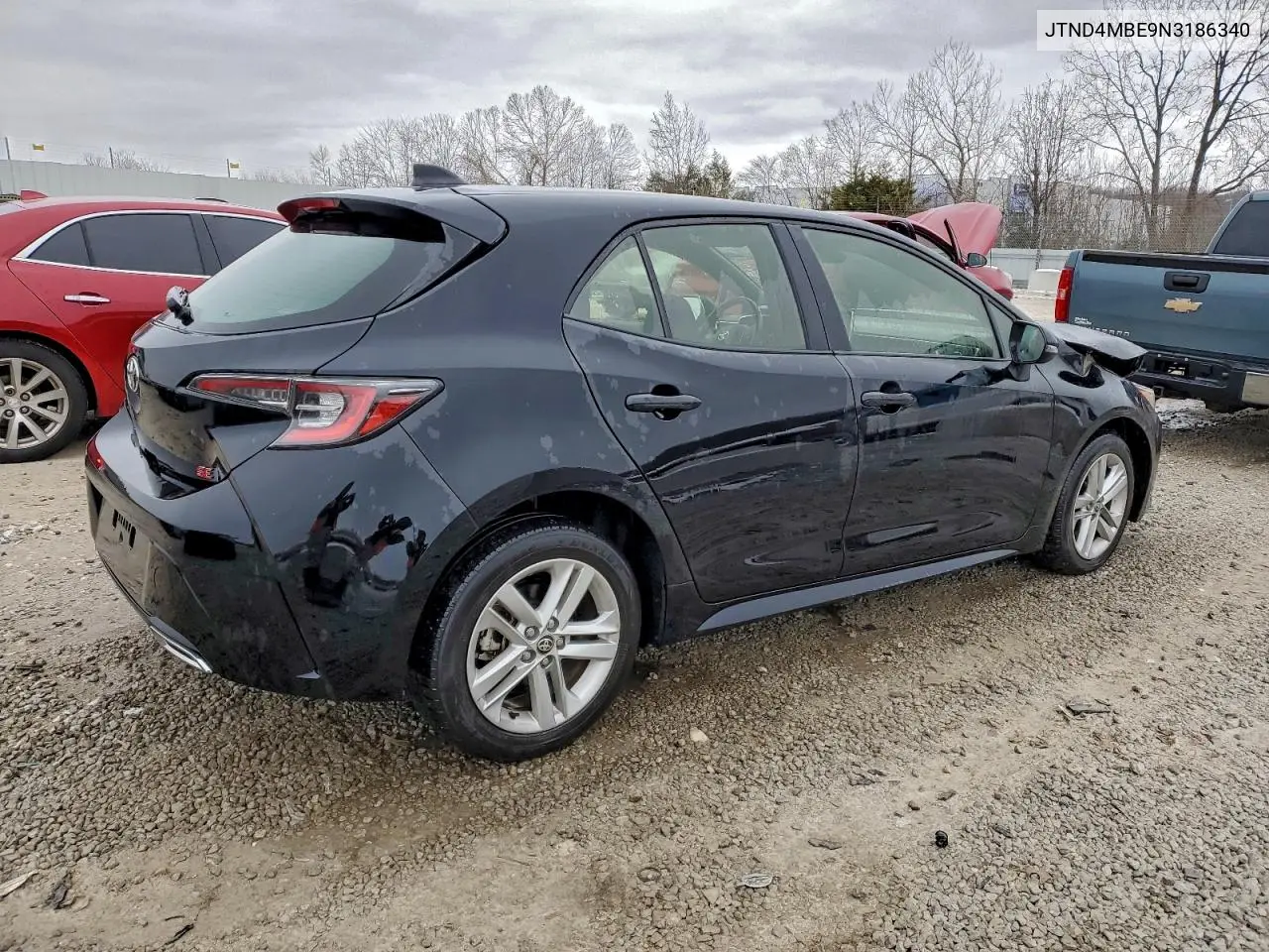 JTND4MBE9N3186340 2022 Toyota Corolla Se