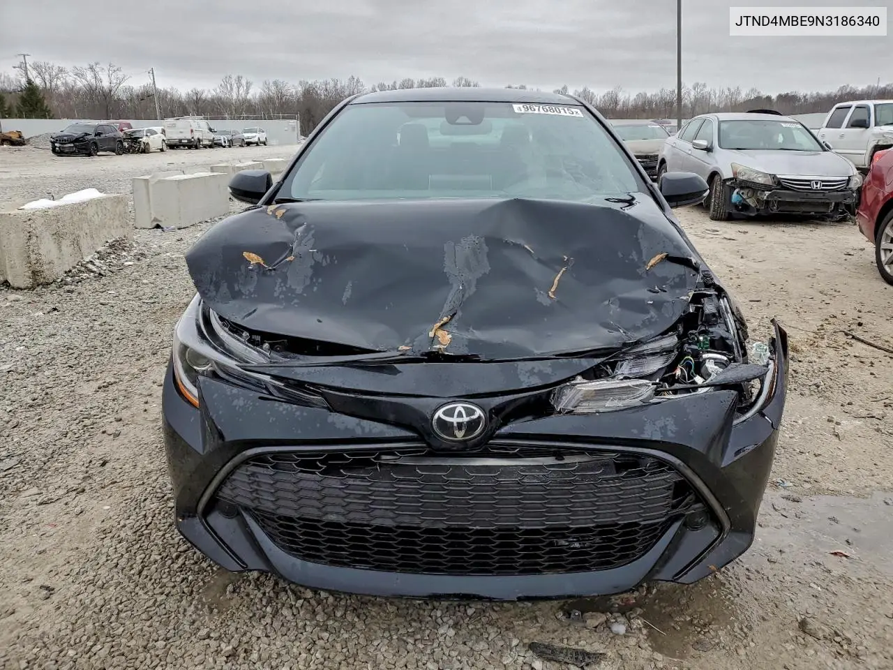 JTND4MBE9N3186340 2022 Toyota Corolla Se