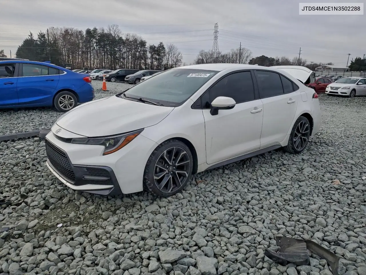 JTDS4MCE1N3502288 2022 Toyota Corolla Se