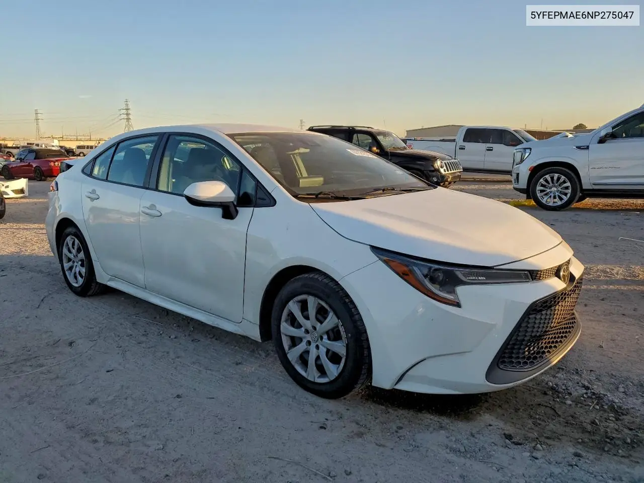 5YFEPMAE6NP275047 2022 Toyota Corolla Le