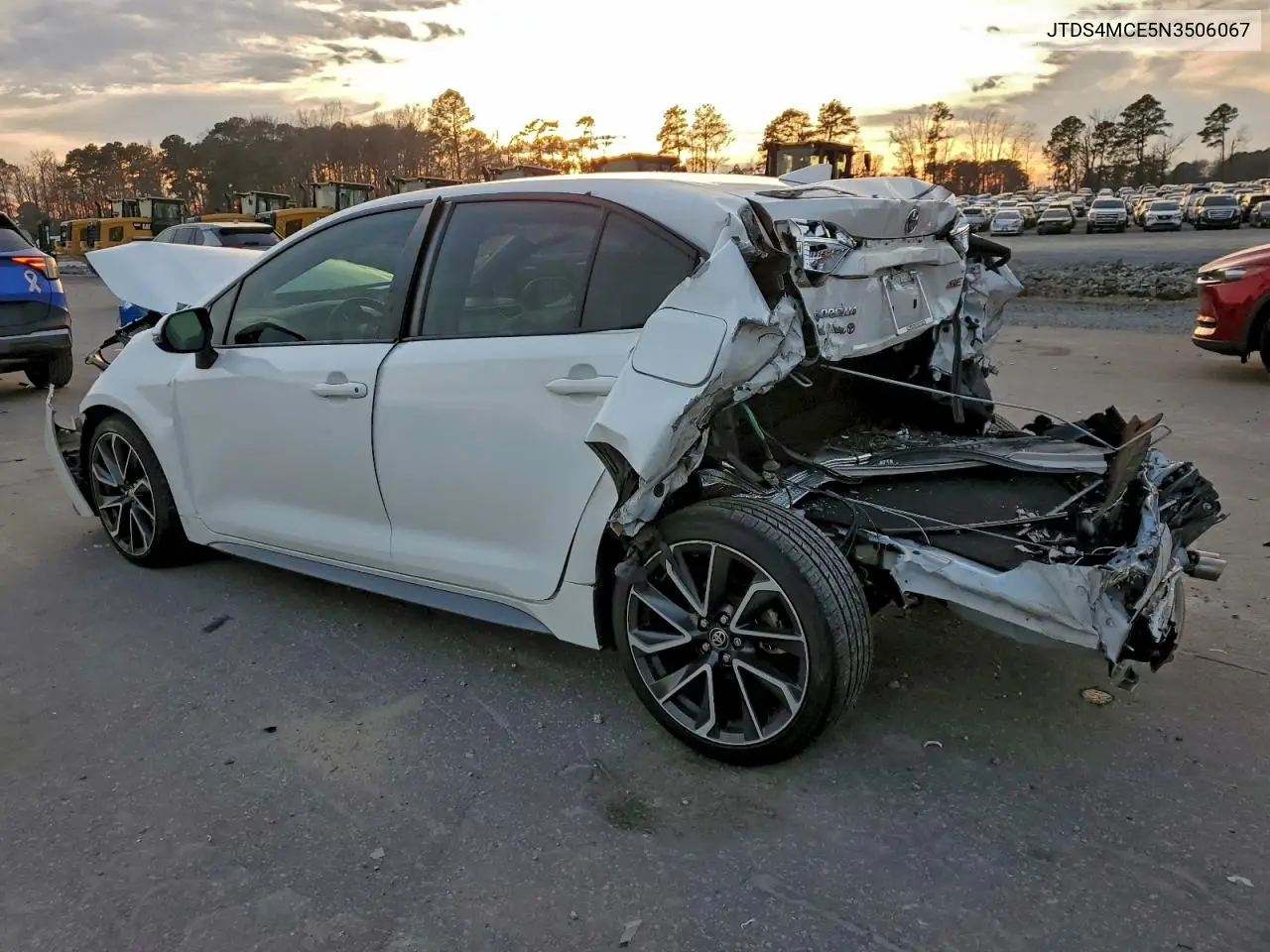 JTDS4MCE5N3506067 2022 Toyota Corolla Se