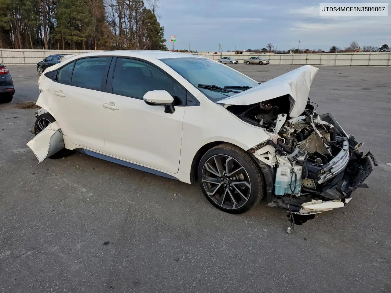 JTDS4MCE5N3506067 2022 Toyota Corolla Se