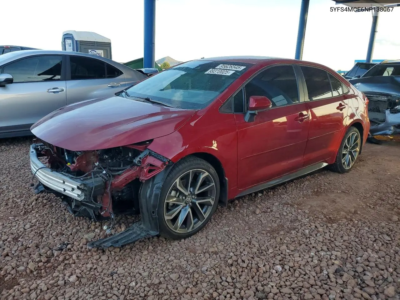 5YFS4MCE6NP138067 2022 Toyota Corolla Se