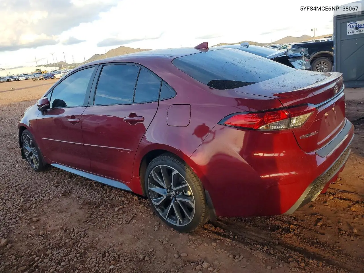 5YFS4MCE6NP138067 2022 Toyota Corolla Se
