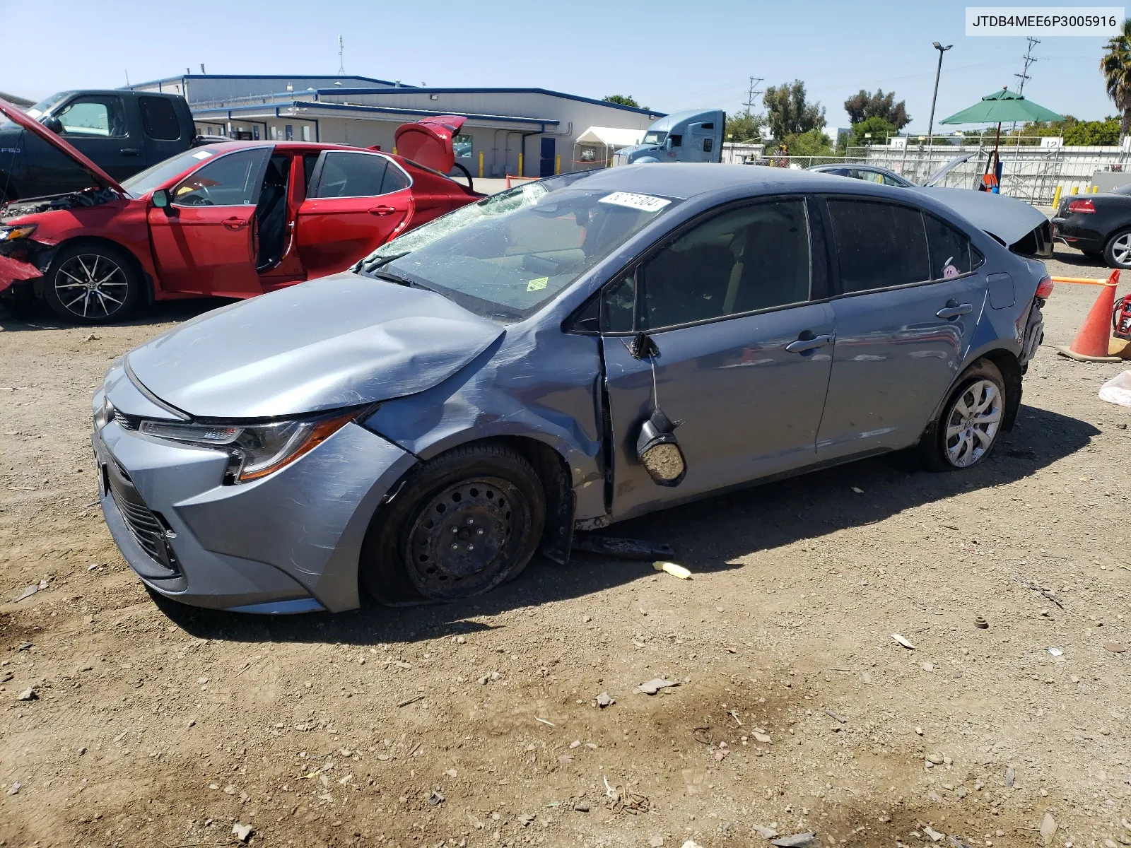 2023 Toyota Corolla Le VIN: JTDB4MEE6P3005916 Lot: 50731304