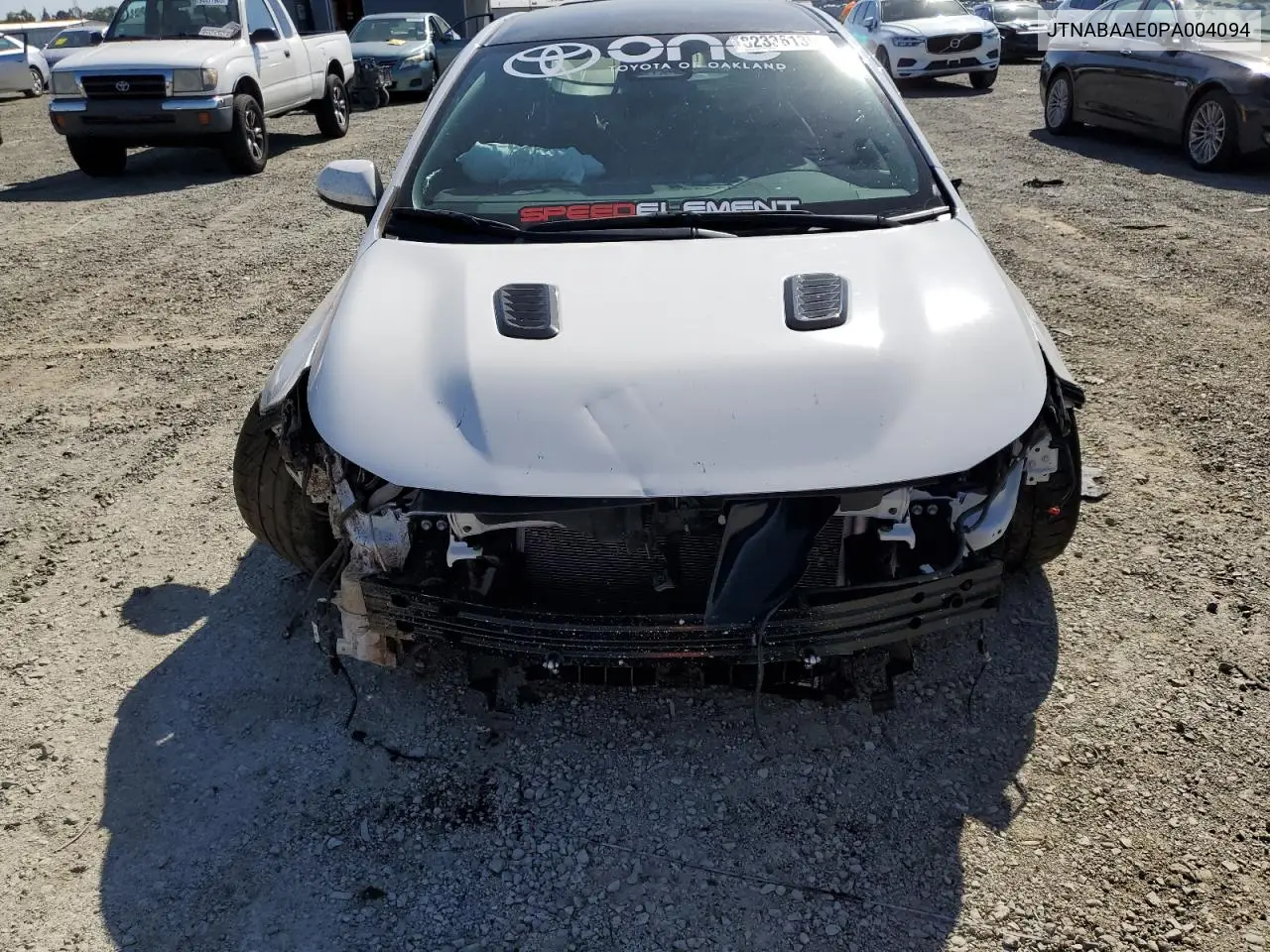 JTNABAAE0PA004094 2023 Toyota Gr Corolla Core