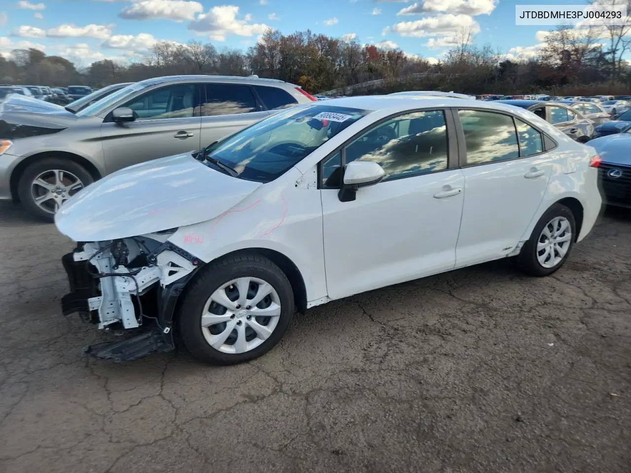 JTDBDMHE3PJ004293 2023 Toyota Corolla Le