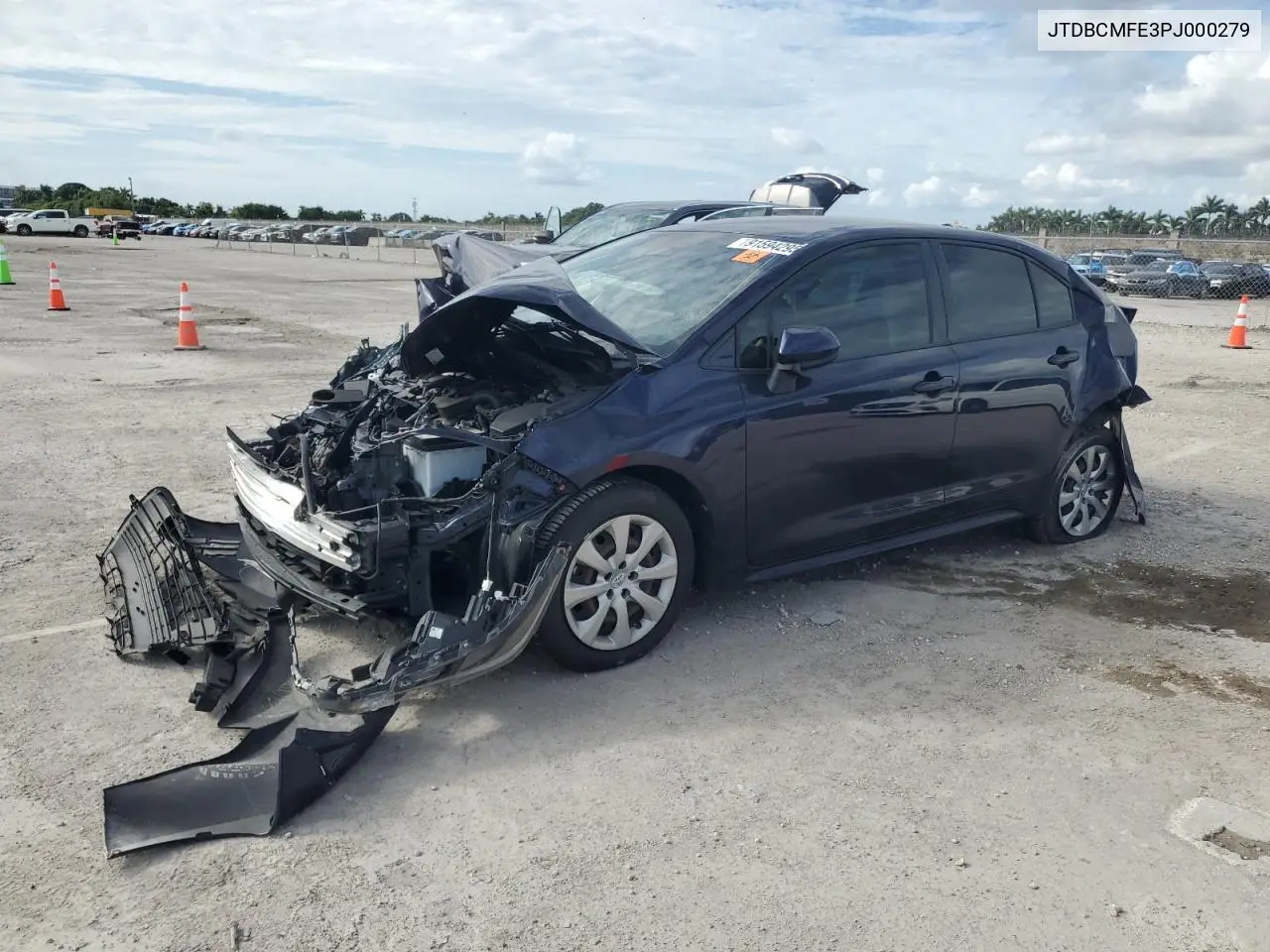 JTDBCMFE3PJ000279 2023 Toyota Corolla Le
