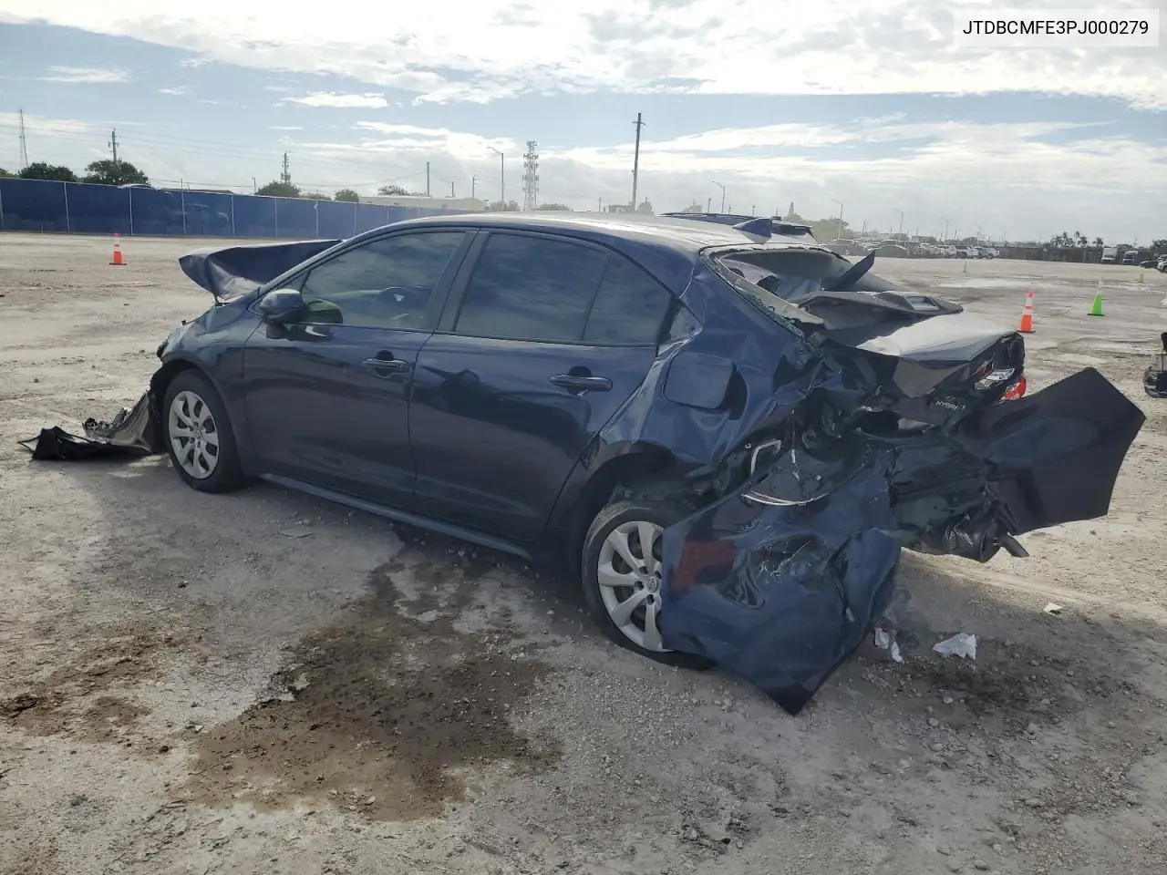 JTDBCMFE3PJ000279 2023 Toyota Corolla Le