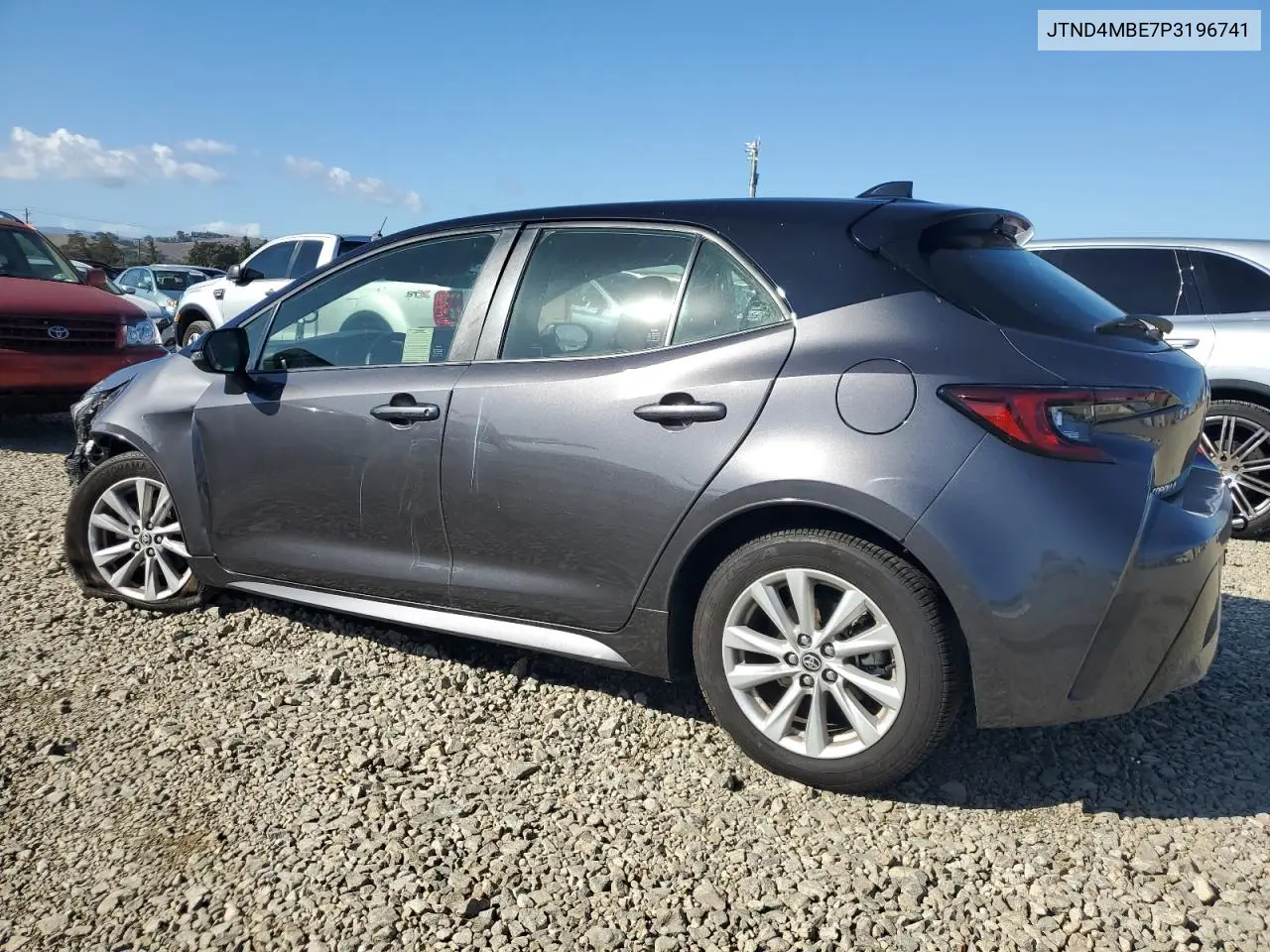 JTND4MBE7P3196741 2023 Toyota Corolla Se