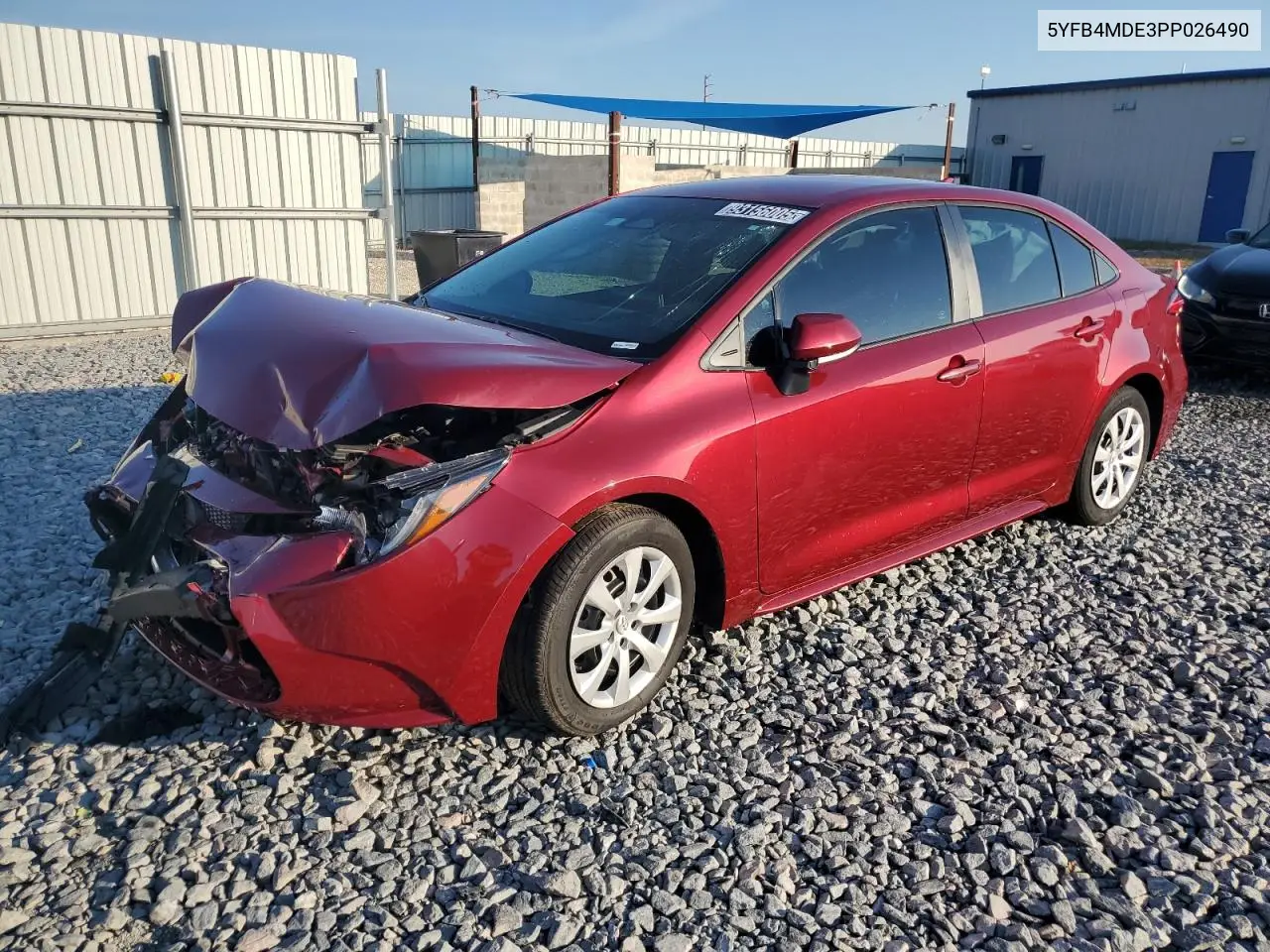 5YFB4MDE3PP026490 2023 Toyota Corolla Le