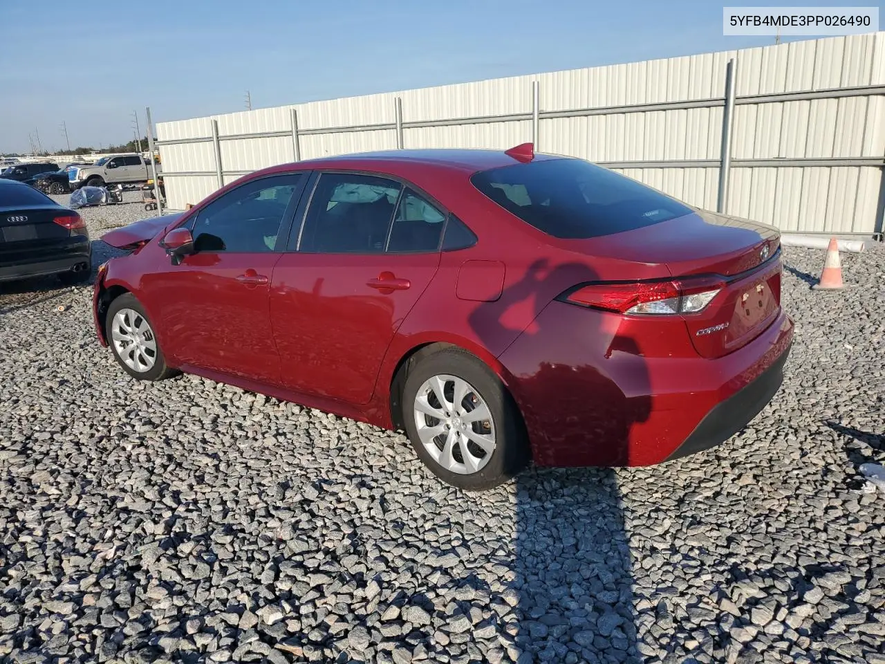 5YFB4MDE3PP026490 2023 Toyota Corolla Le