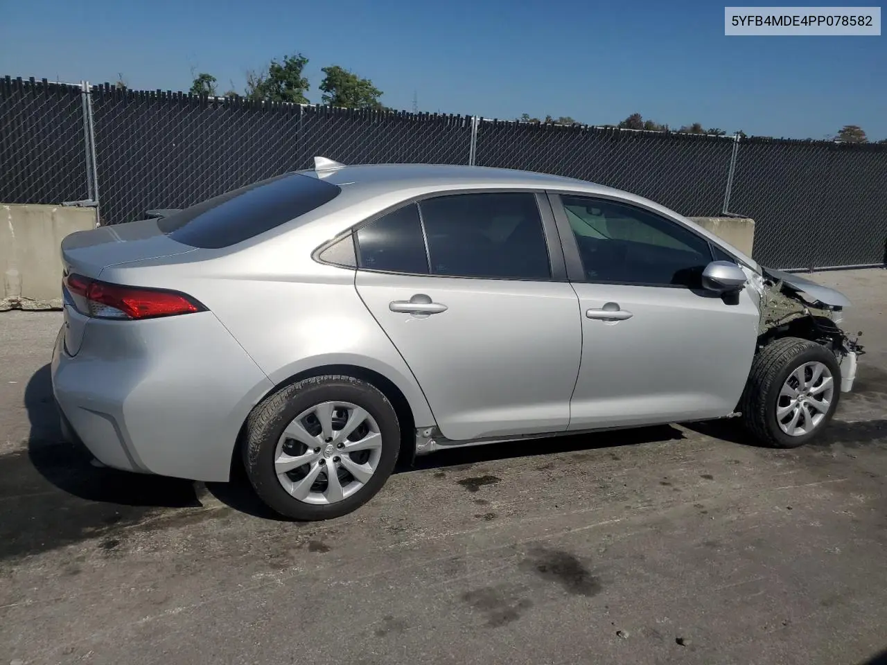 5YFB4MDE4PP078582 2023 Toyota Corolla Le