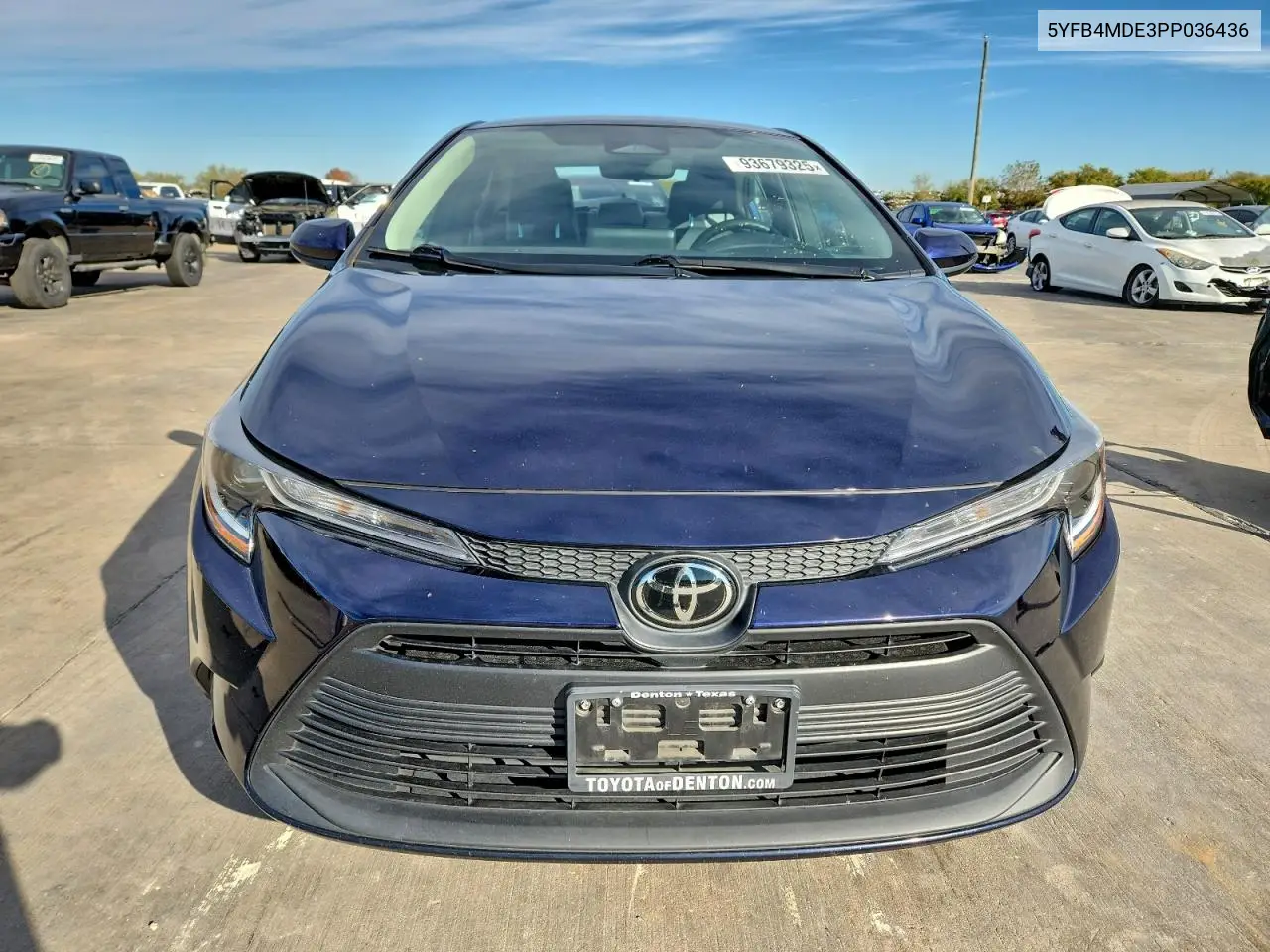 5YFB4MDE3PP036436 2023 Toyota Corolla Le