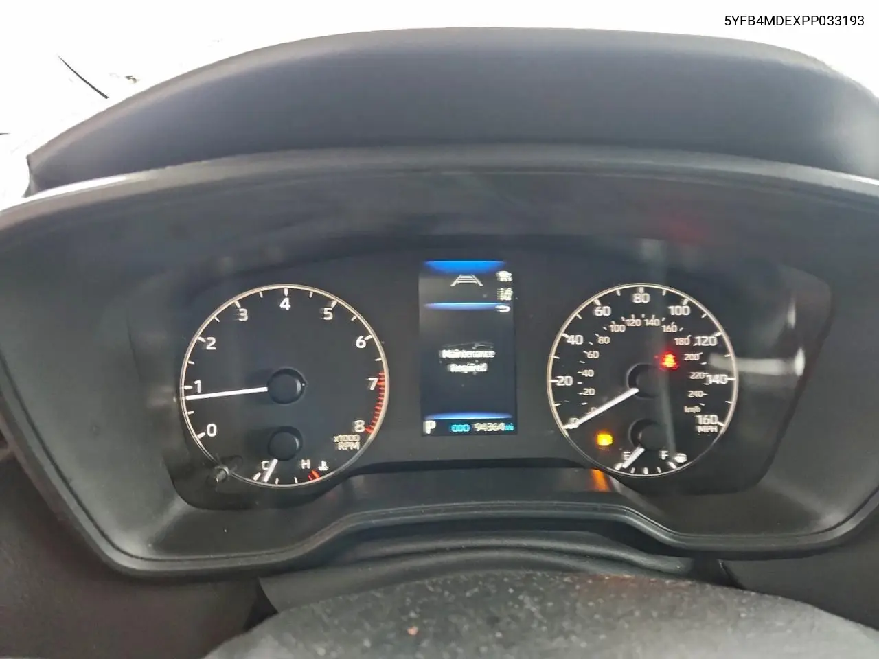5YFB4MDEXPP033193 2023 Toyota Corolla Le