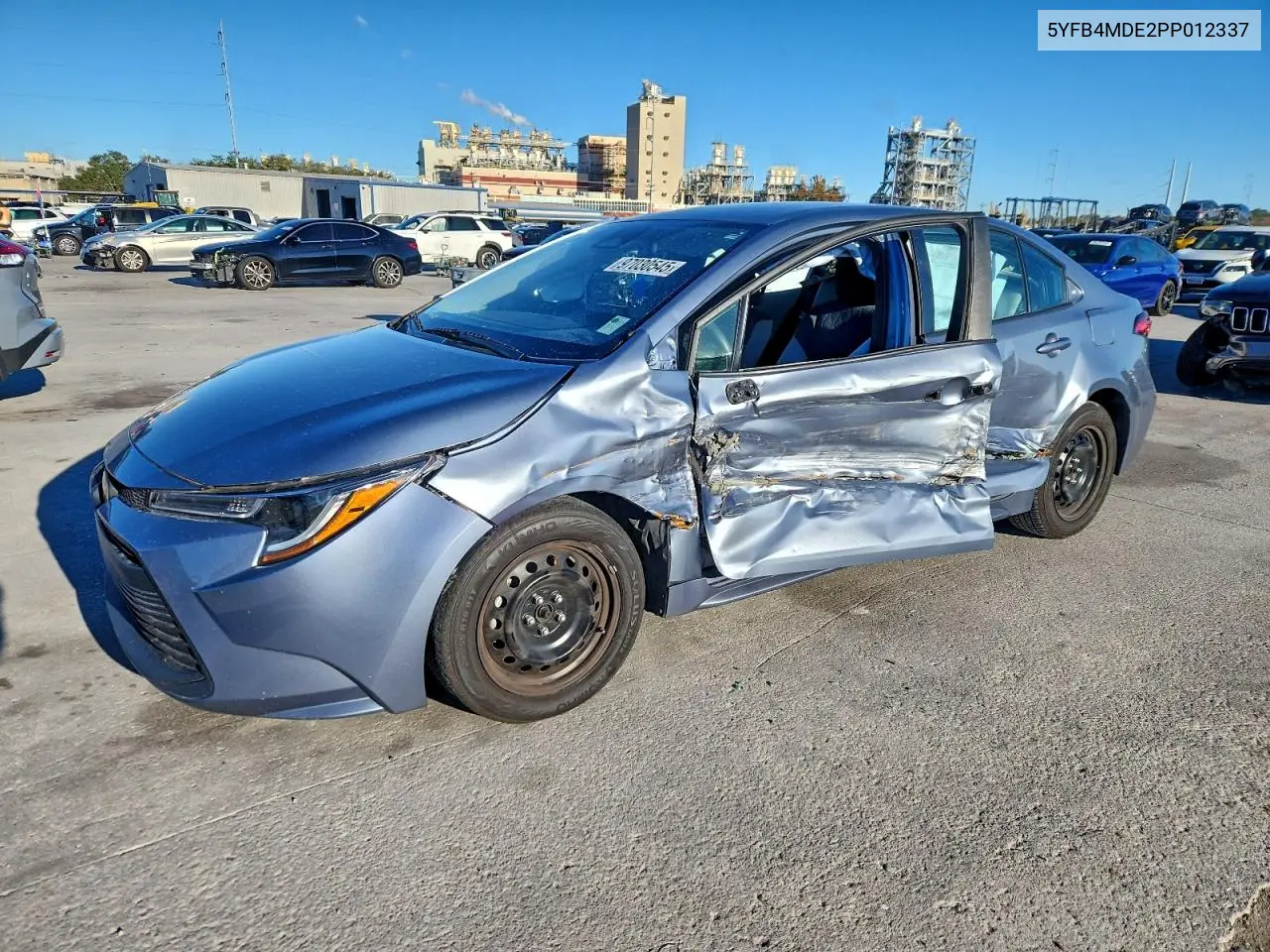 5YFB4MDE2PP012337 2023 Toyota Corolla Le