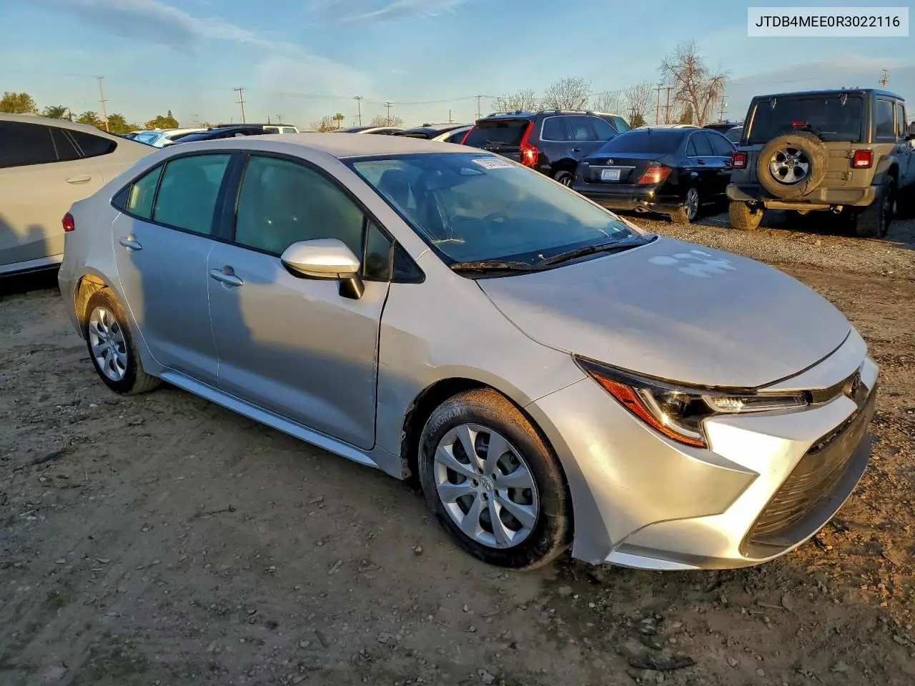 JTDB4MEE0R3022116 2024 Toyota Corolla Le