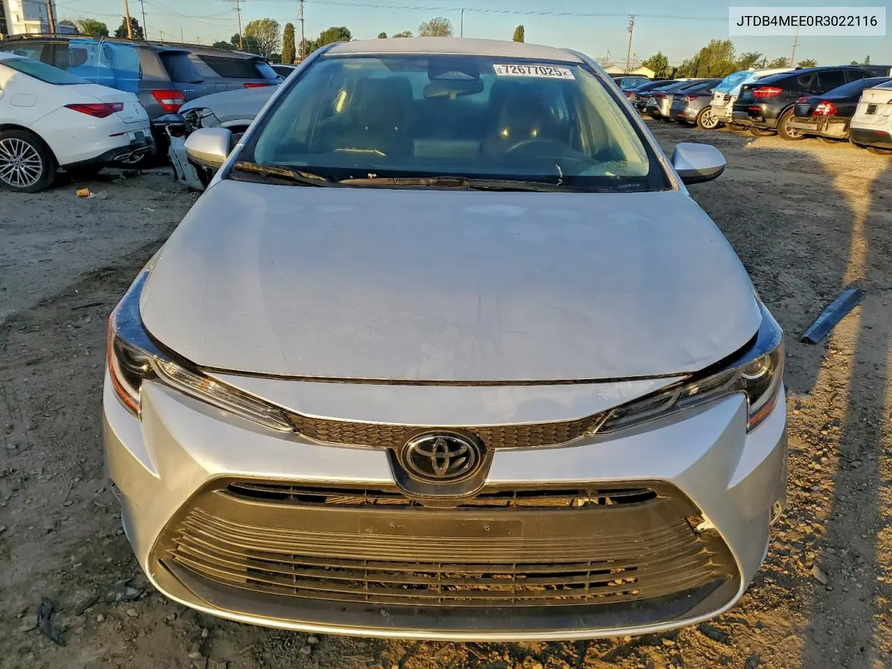 JTDB4MEE0R3022116 2024 Toyota Corolla Le