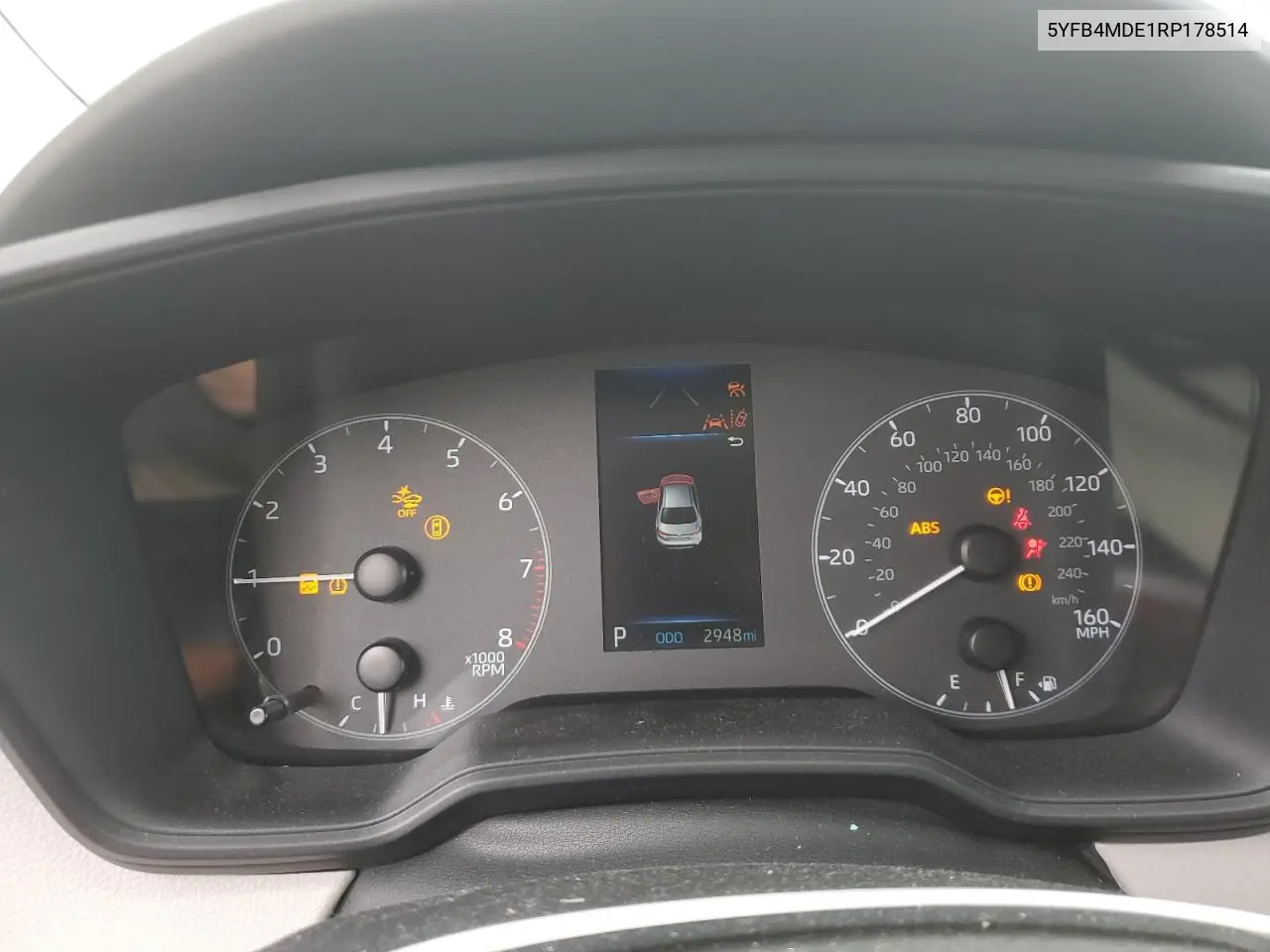 5YFB4MDE1RP178514 2024 Toyota Corolla Le