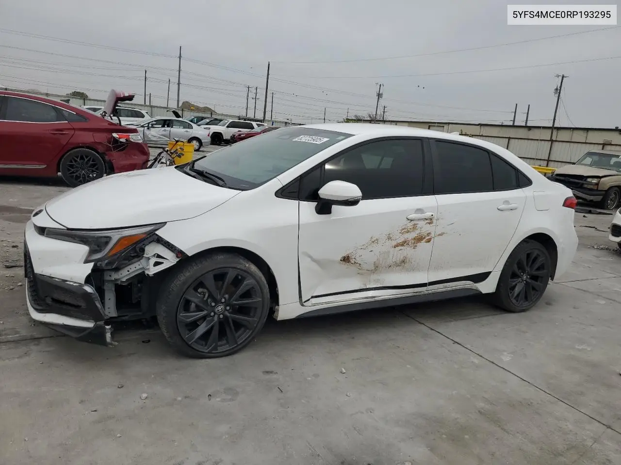 5YFS4MCE0RP193295 2024 Toyota Corolla Se