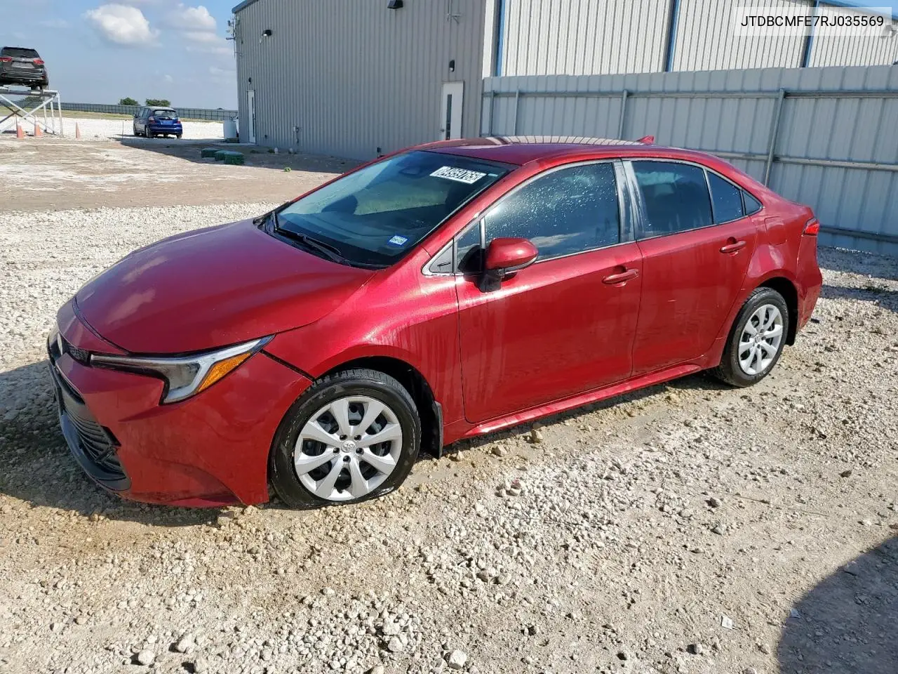 JTDBCMFE7RJ035569 2024 Toyota Corolla Le