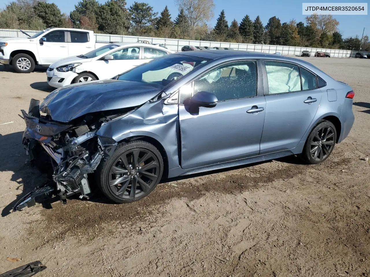 JTDP4MCE8R3520654 2024 Toyota Corolla Se