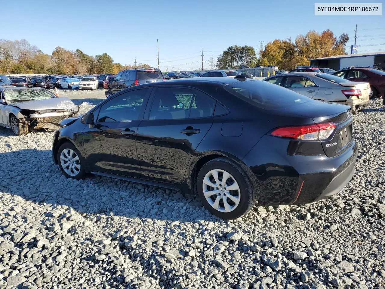 5YFB4MDE4RP186672 2024 Toyota Corolla Le